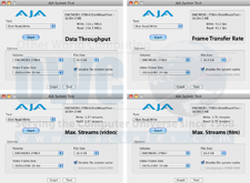 AJA benchmark results